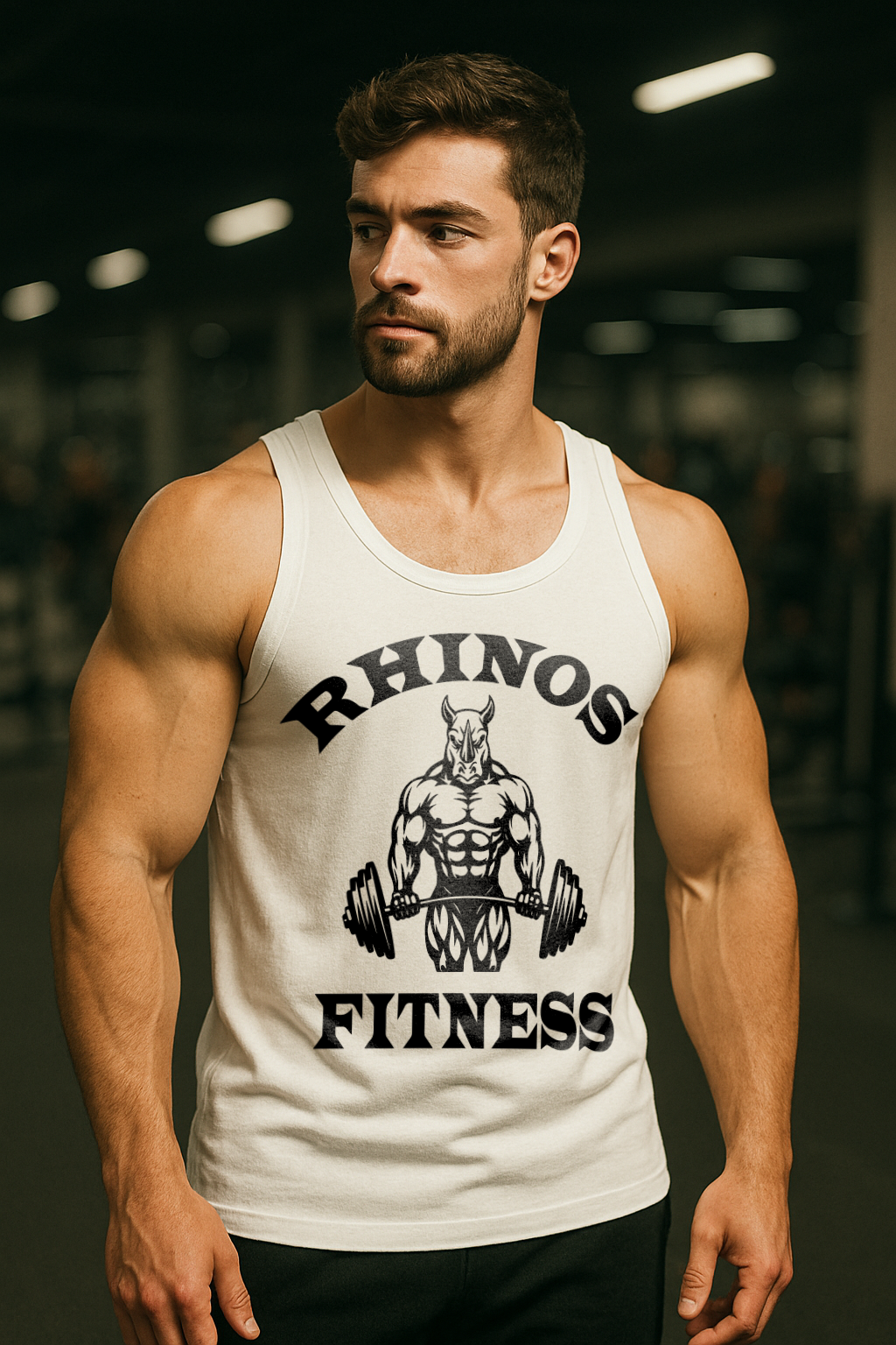 RHINOS FITNESS - WHITE