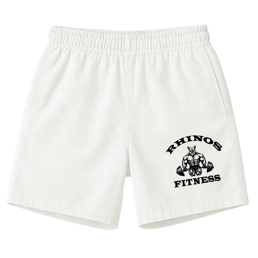 SHORT RHINOS FITNESS - WHITE
