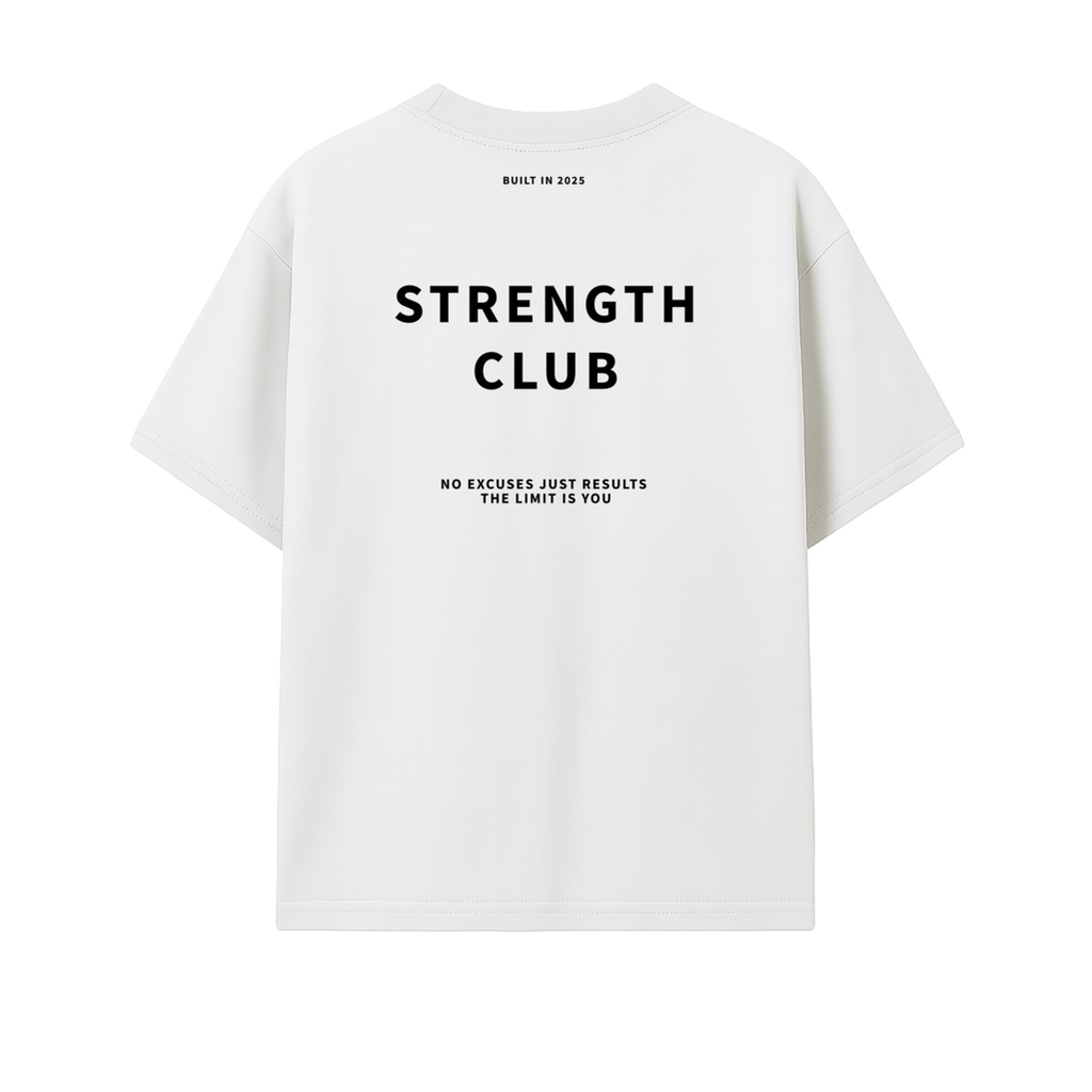 STRENGTH CLUB - WHITE