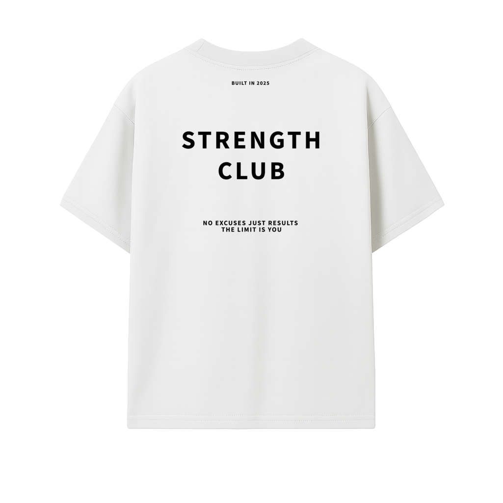 STRENGTH CLUB - WHITE