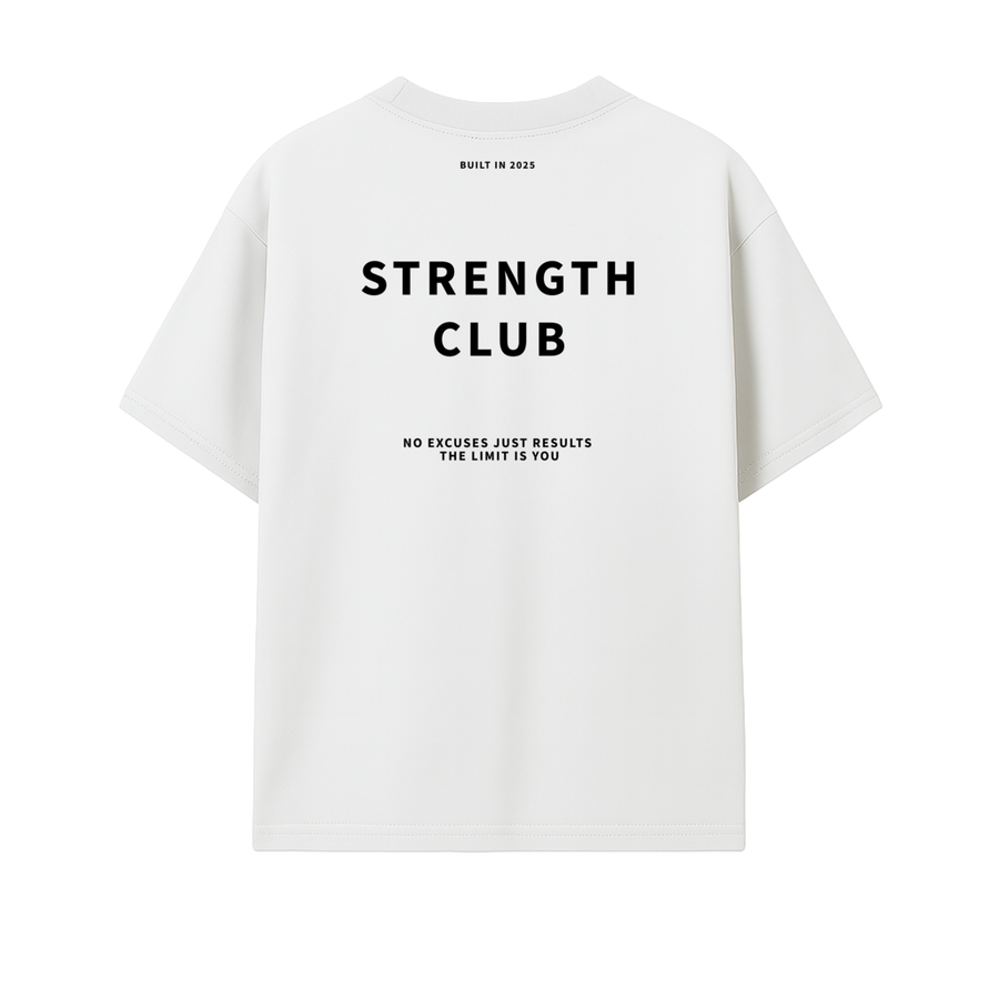 STRENGTH CLUB - WHITE